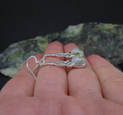 Iona Marble Celtic Knot Sterling Silver Earrings