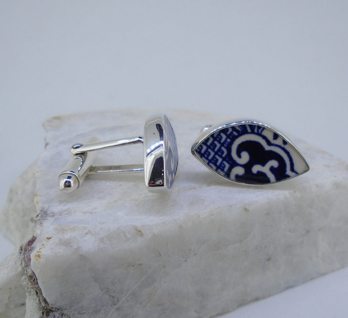 Old Willow Sterling Silver Cufflinks