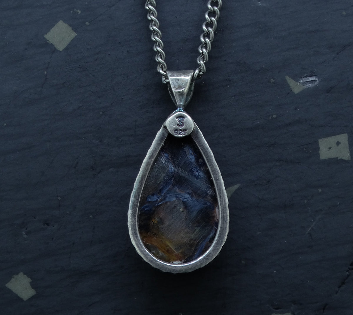 Pietersite Sterling Silver Pendant