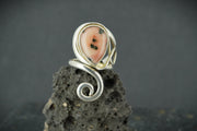 Scottish Isla Rose Sterling Silver Wrap Ring
