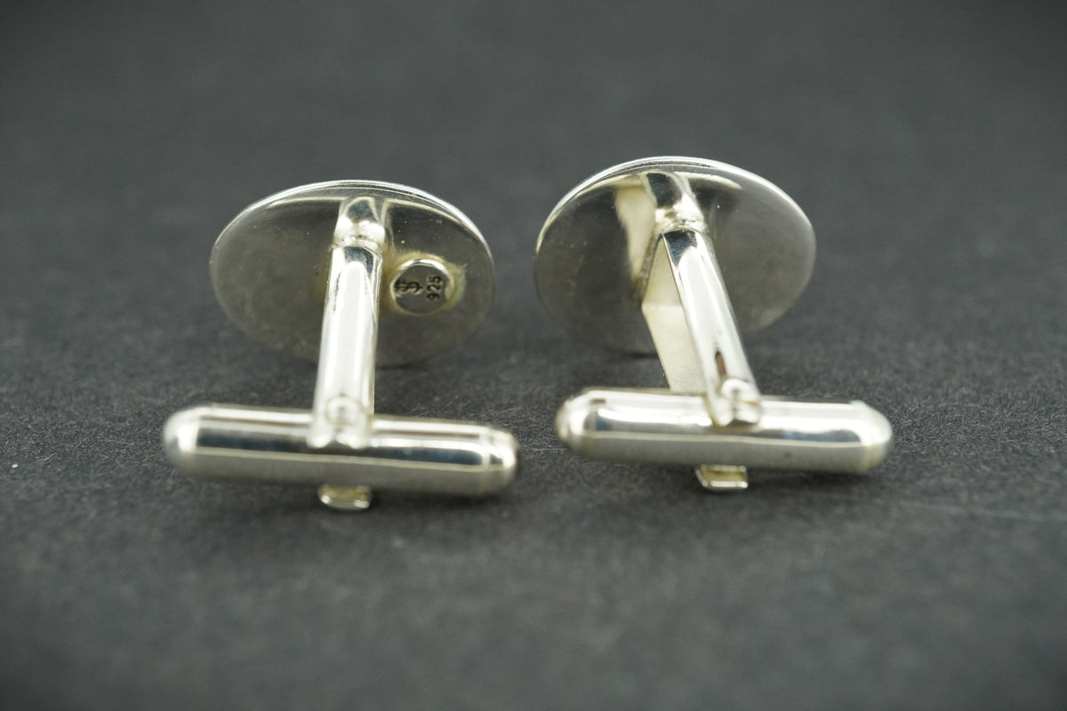 Trilobite Sterling Silver Cufflinks 10x7mm