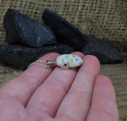Iona Marble 'Secret Cross' Sterling Silver Pendant