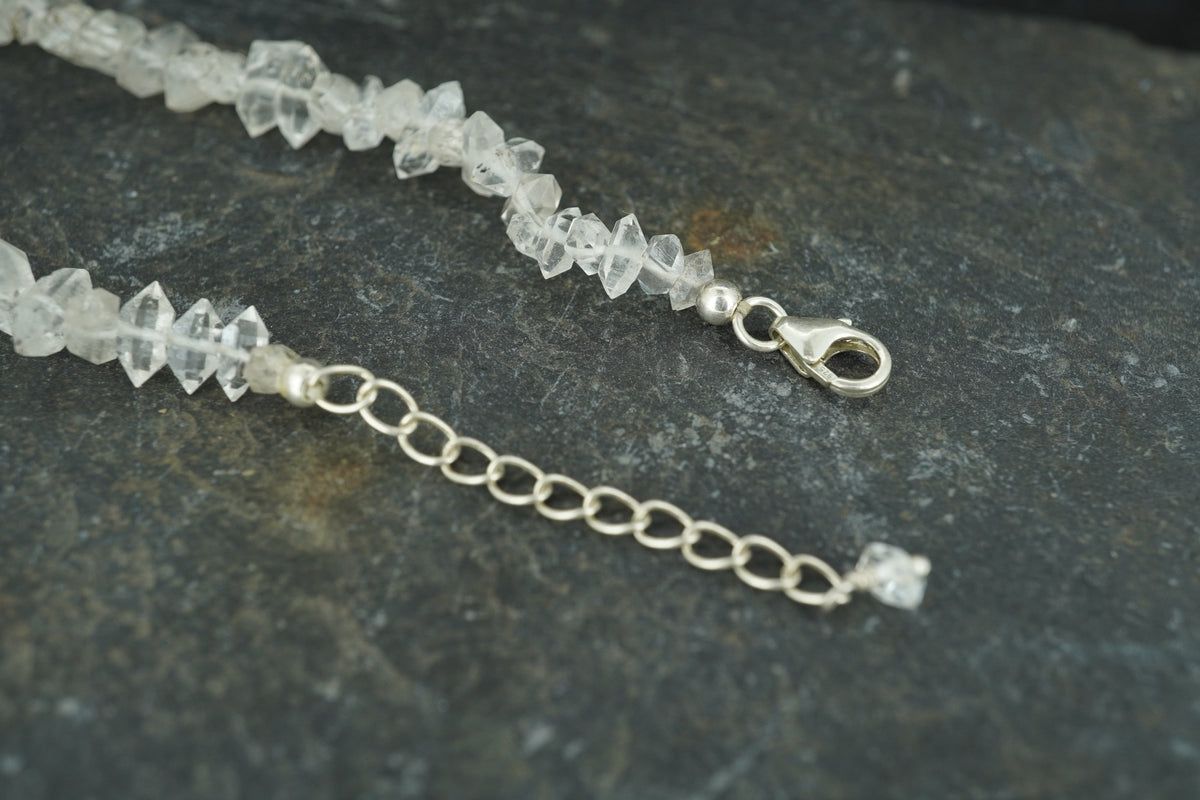 Herkimer Diamond Sterling Silver Bracelet