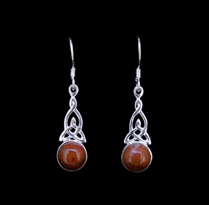 Lewisian Celtic Knot Sterling Silver Earrings