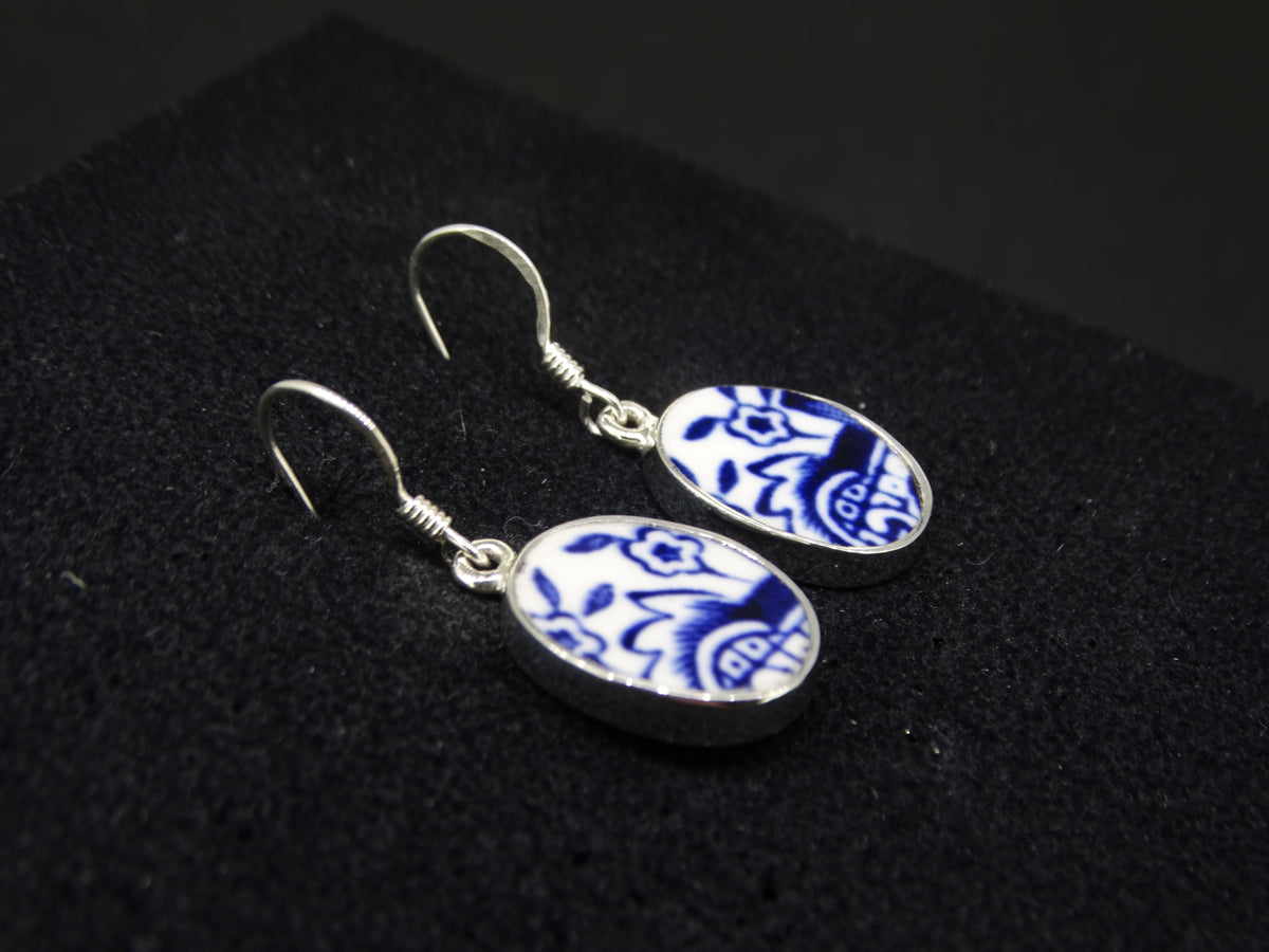 Old Willow 'Flower' Sterling Silver Earrings
