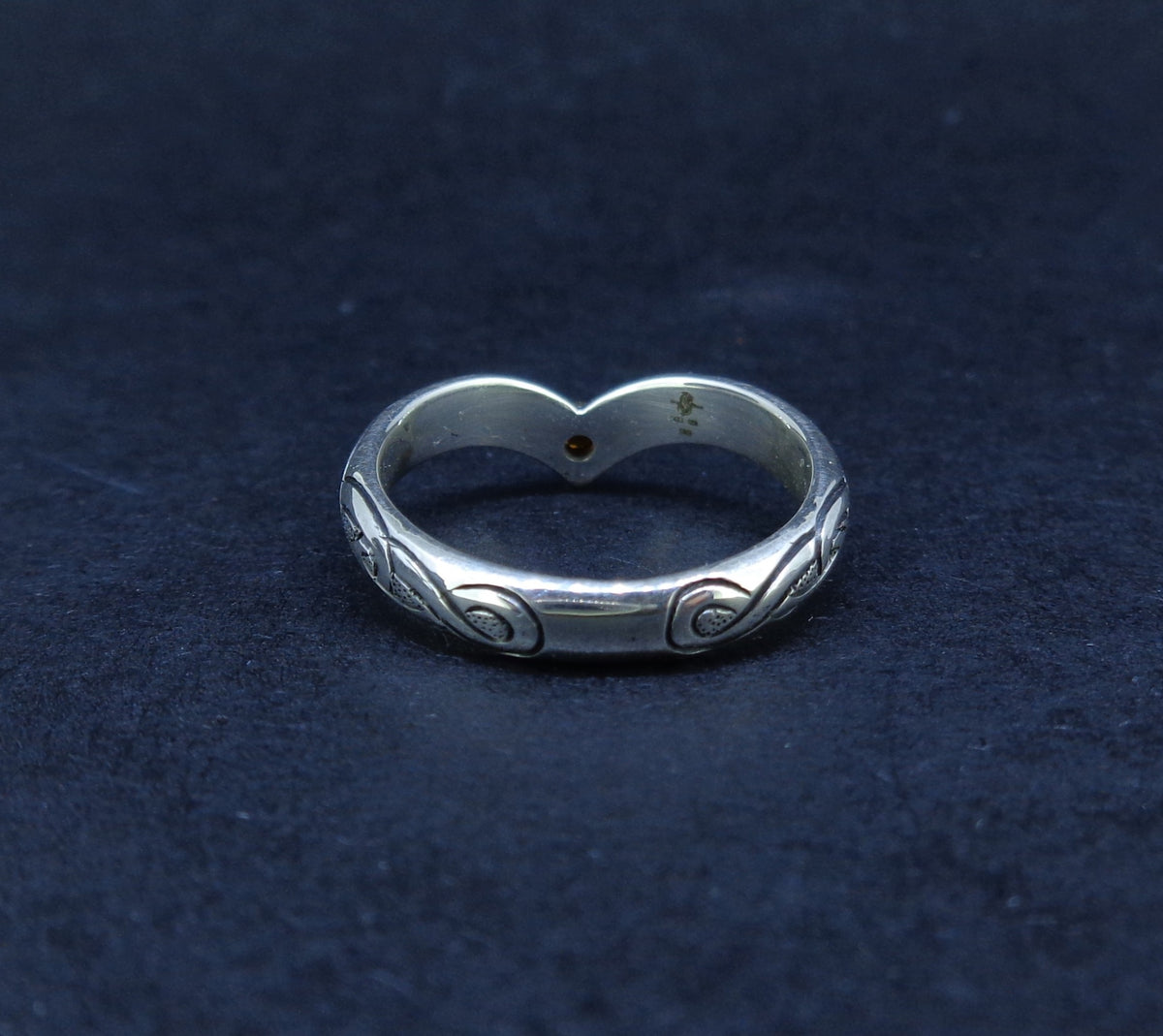 Elie Ruby & 14ct Scottish Gold Sterling Silver Ring
