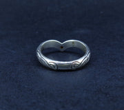 Elie Ruby & 14ct Scottish Gold Sterling Silver Ring