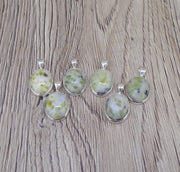 Wee Iona Marble Sterling Silver Pendant