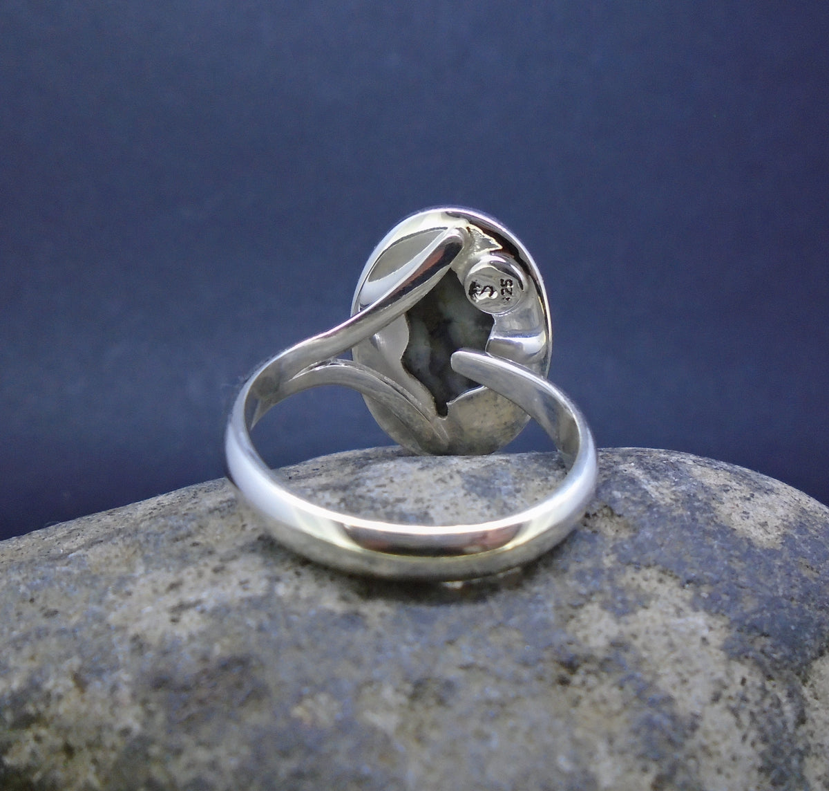 Skye Marble Sterling Silver Ring