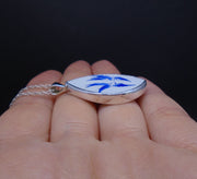 Old Willow Doves Sterling Silver Pendant