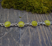Highland Marble Sterling Silver Adjustable Bracelet