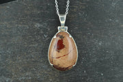 Arthur's Seat Jasper Sterling Silver Drop Pendant