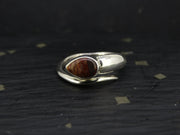 Arthur's Seat Jasper Sterling Silver Snake Ring