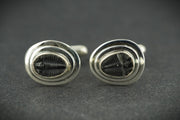 Trilobite Sterling Silver Cufflinks 8x6mm