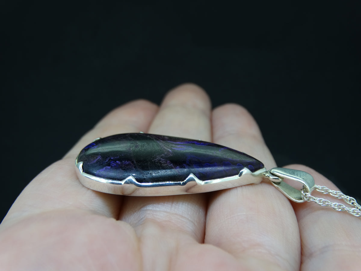 Sugilite Sterling Silver Pendant