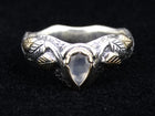 Scottish Chalcedony Scottish Gold and Sterling Silver Ring