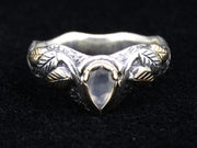 Scottish Chalcedony Scottish Gold and Sterling Silver Ring
