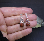 Lewisian Celtic Knot Sterling Silver Earrings