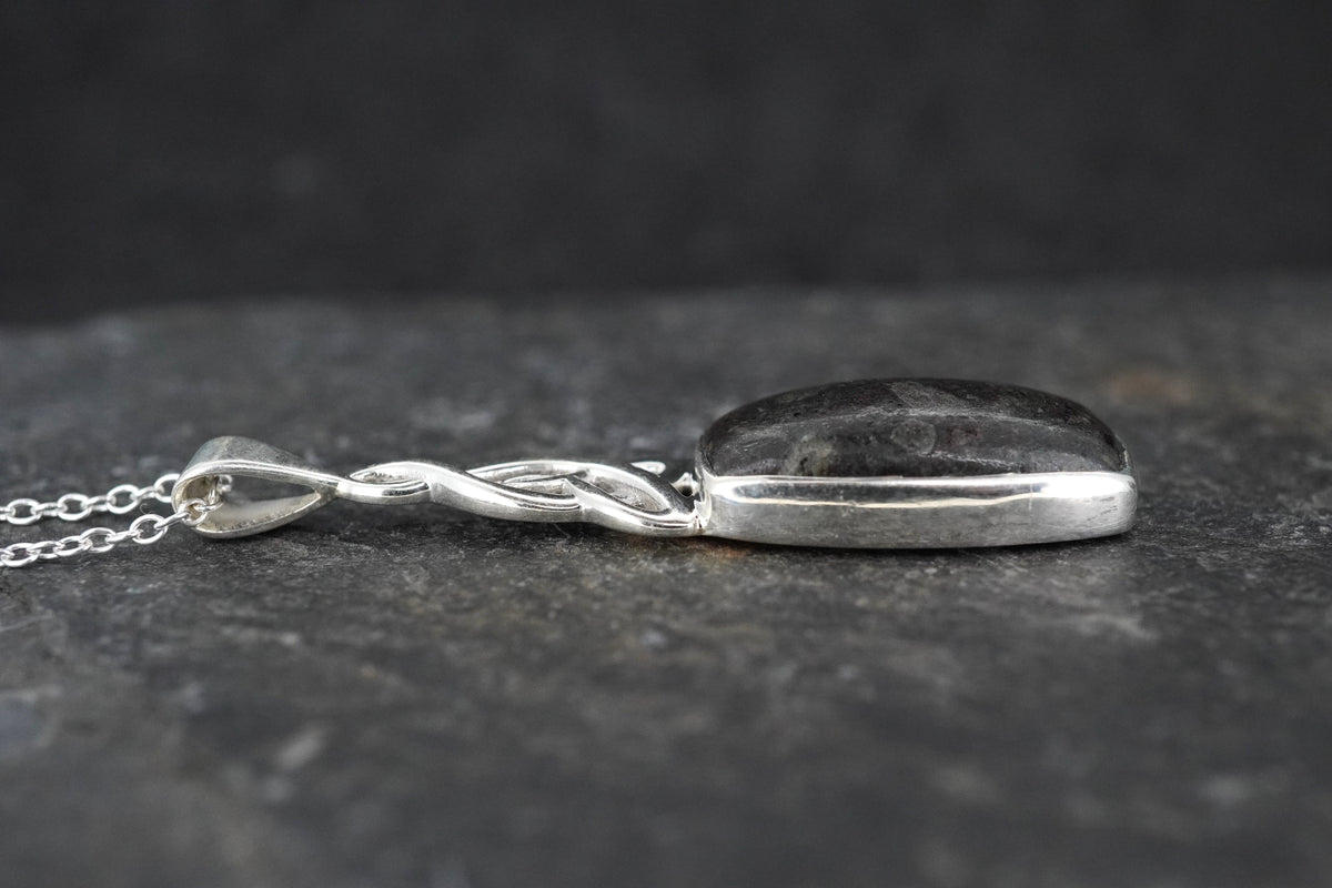 Edinburgh Cobblestone Sterling Silver Celtic Pendant
