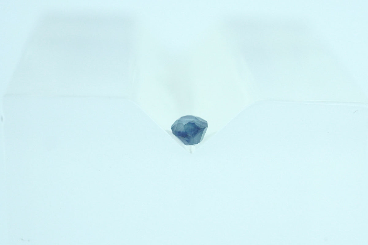 Oval Light Blue Silky Rare Scottish Sapphire Gemstone