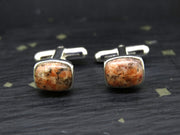 Edinburgh Royal Mile Cobblestone Sterling Silver Cufflinks