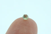 Round Yellow/Light Green Rare Scottish Sapphire Gemstone