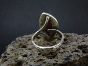 Arthur's Seat Jasper Hammered Sterling Silver Ring