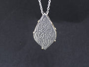 Scottish Sapphire, Elie Ruby and Diamond Pendant with 14ct Scottish Gold