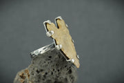 Neolithic Arrowhead Hammered Sterling Silver Ring