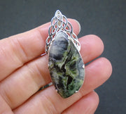 Skye Marble Celtic Cascade Sterling Silver Pendant