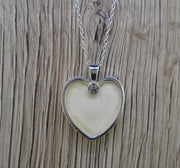 Old Willow 'Geometric' Sterling Silver Heart Pendant