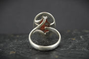 Scottish Isla Rose Sterling Silver Oval Ring