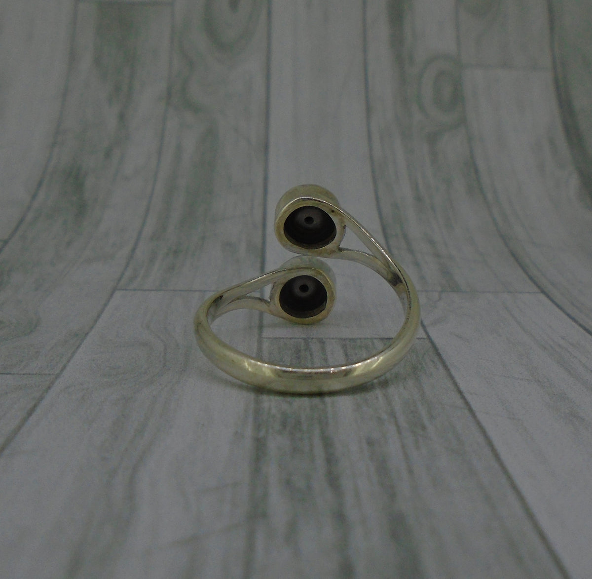 Pearl Duo Sterling Silver Wrap Ring