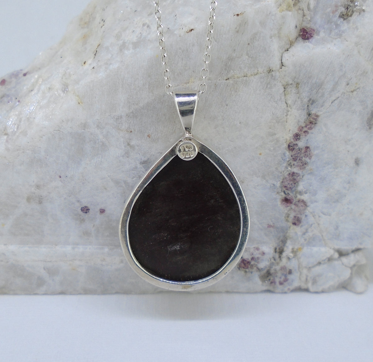 Turbo Shell Sterling Silver Pendant