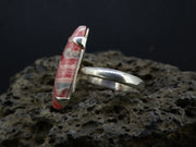 Rhodochrosite Sterling Silver Claw Set Ring