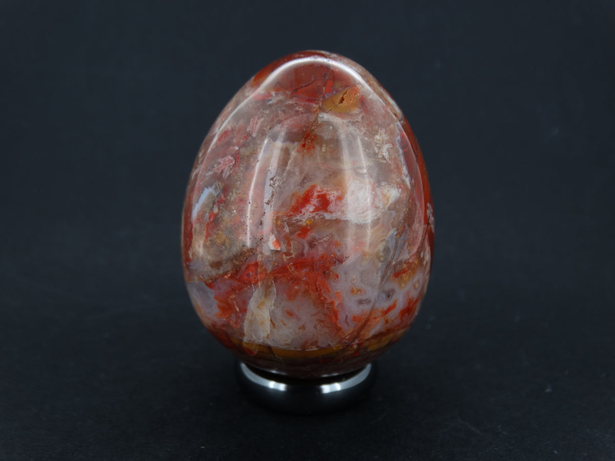 Burn Anne Agate Carved Egg