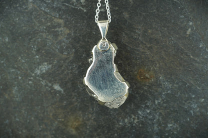Herkimer Diamond Sterling Silver Pendant