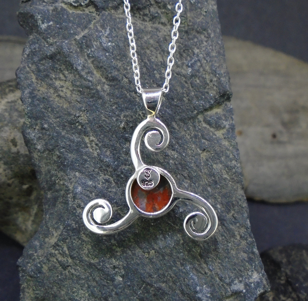 Lewisian Pictish Wheel Sterling Silver Pendant