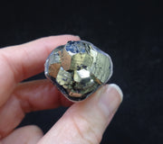 Glittering Iron Pyrite Sterling Silver Statement Ring