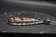 Wooley Mammoth Molar Sterling Silver Pendant with 18ct Gold