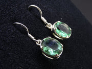 Rogerley Mine Fluorite Sterling Silver Drop Earrings