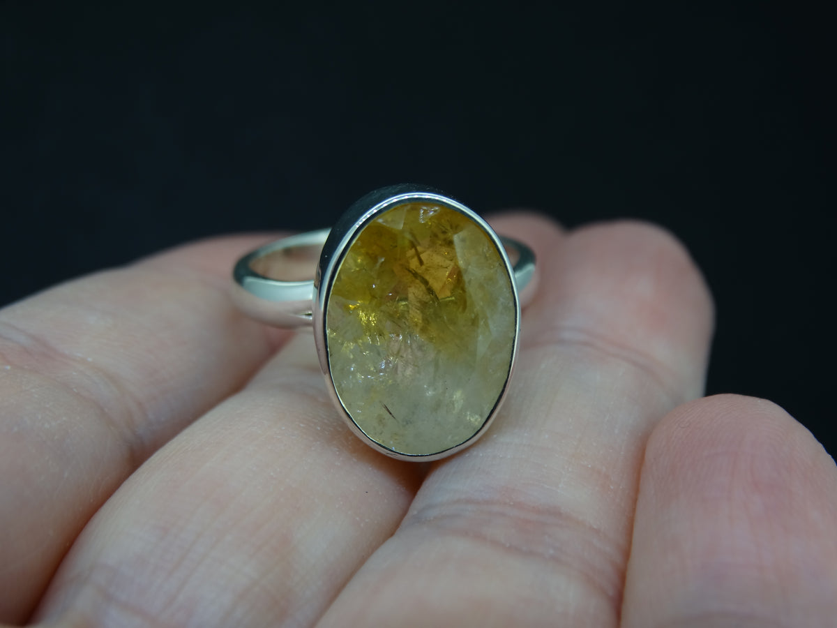 Citrine Sterling Silver Ring