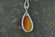 Burn Anne Agate Sterling Silver Pendant