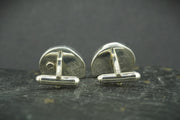 Ammonite Sterling Silver Cufflinks