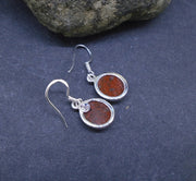 Lewisian Sterling Silver Drop Earrings