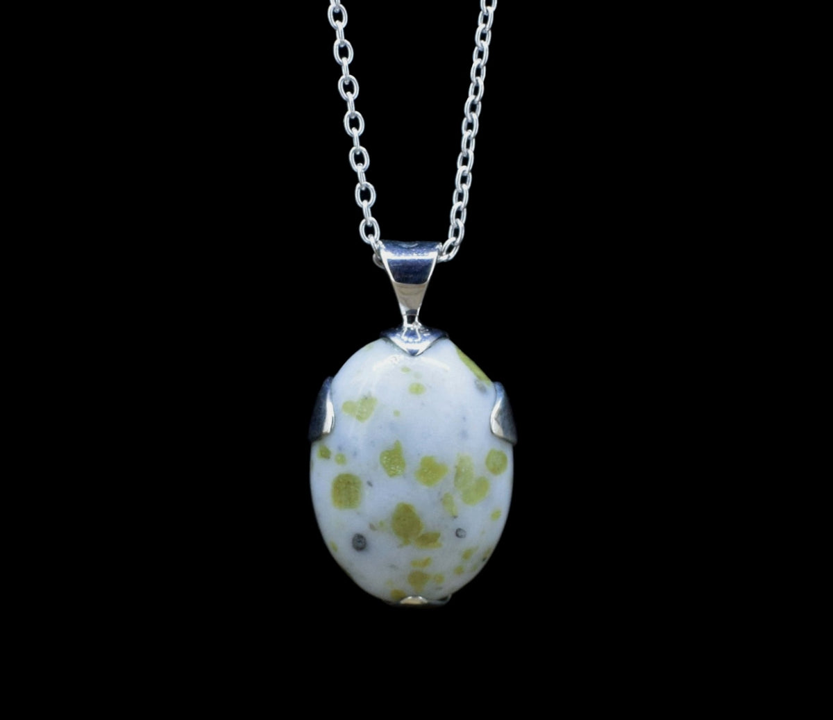Iona Marble 'Secret Cross' Sterling Silver Pendant