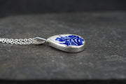 Old Willow House & Tree Sterling Silver Pendant