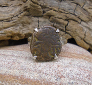 Raja Chola Empire Coin Sterling Silver Ring