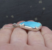 Turquoise Sterling Silver Pendant