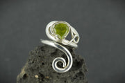 Peridot Sterling Silver Wrap Ring